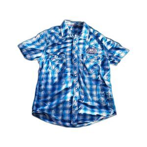 Arizona Jeans Company Vintage Short Sleeve Western Shirt